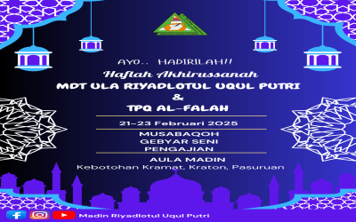 Imtihan Madrasah Riyadlotul Uqul Putri